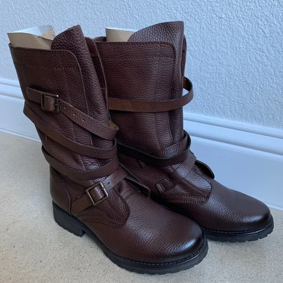 Steve Madden Banddit Brown Leather Boot - Picture 1 of 9